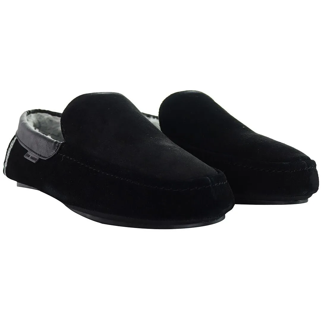 Ted Baker Vallant Mens Black Moccasin Slippers