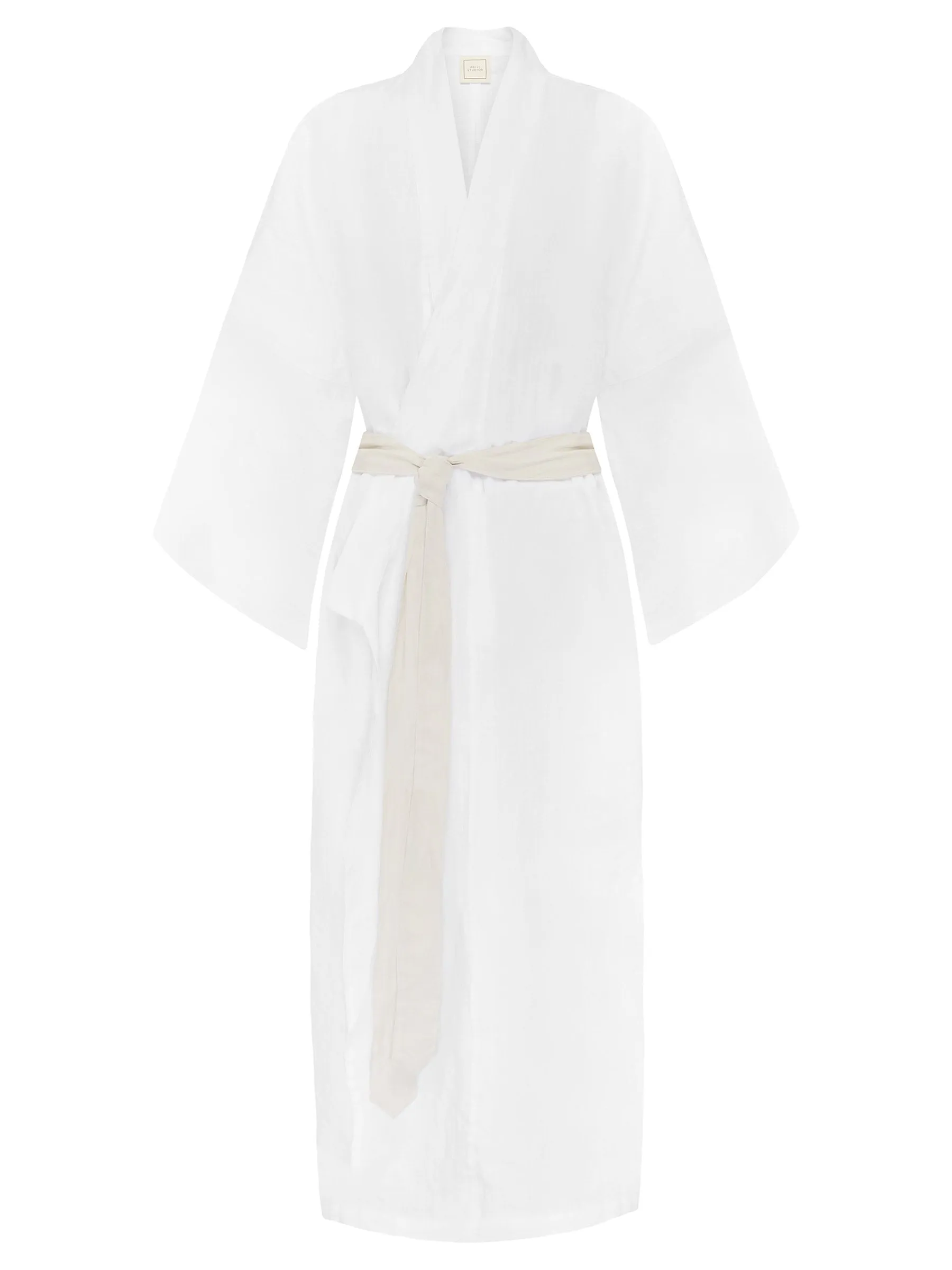 The 02 Full Length Linen Robe