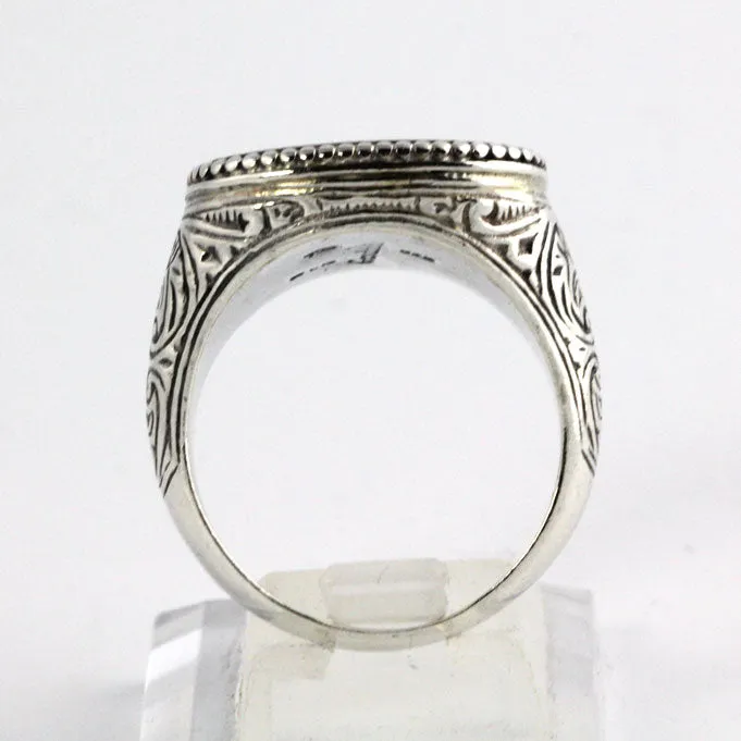 Thiskos of Faith Silver & Gold Ring