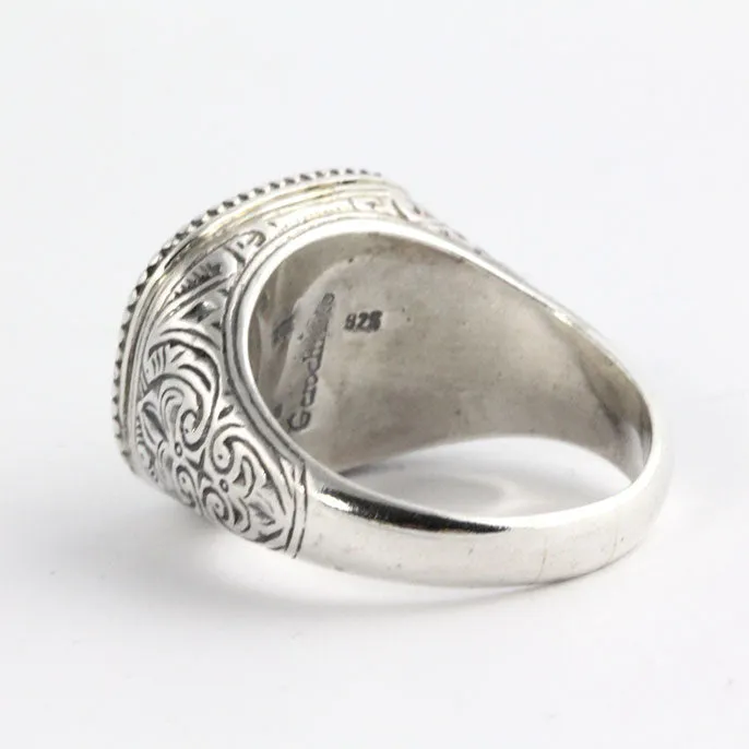 Thiskos of Faith Silver & Gold Ring