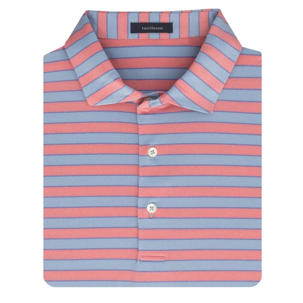 Turtleson Flynn Stripe Performance Polo