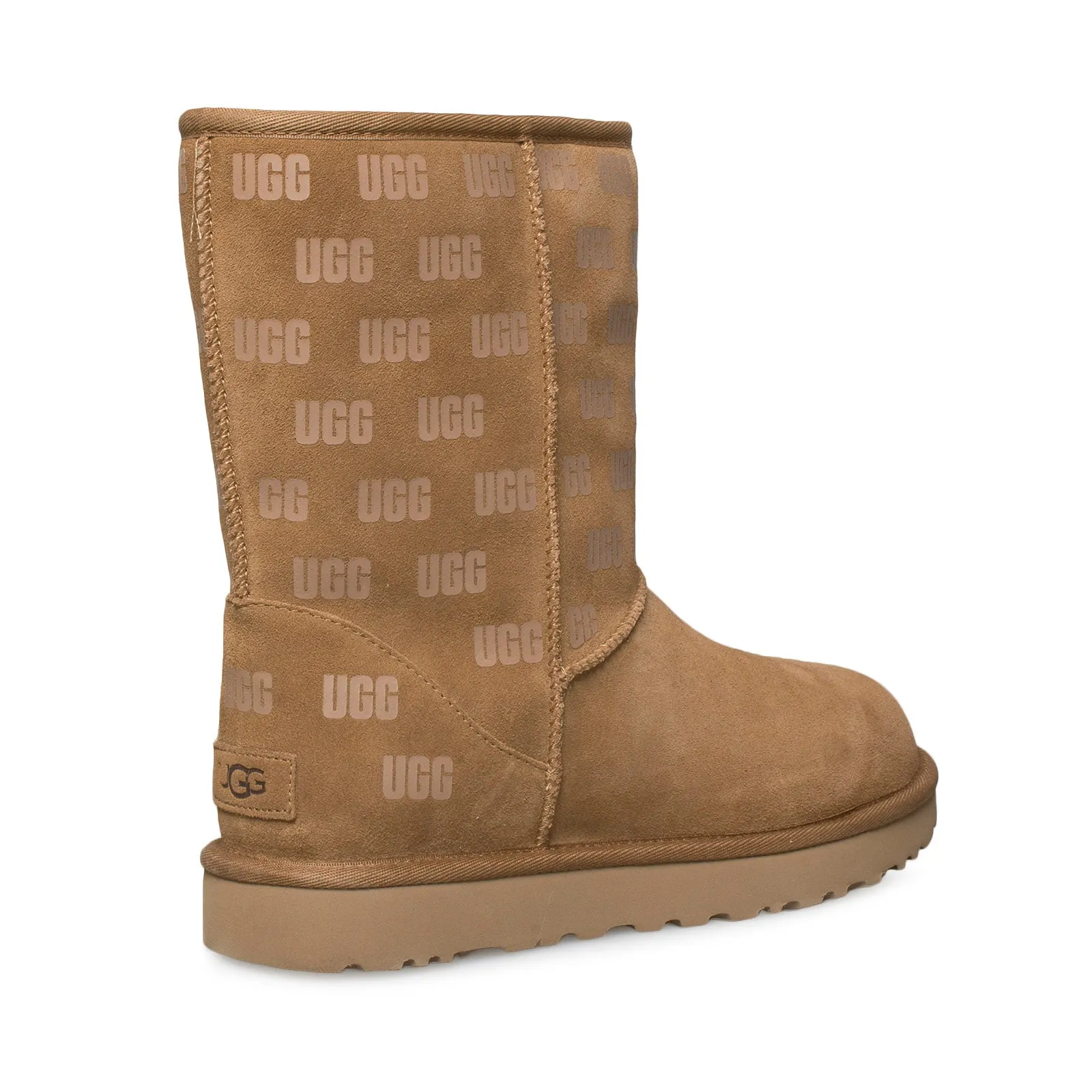 UGG Classic Short II UGG Print Chestnut Boots - Women's