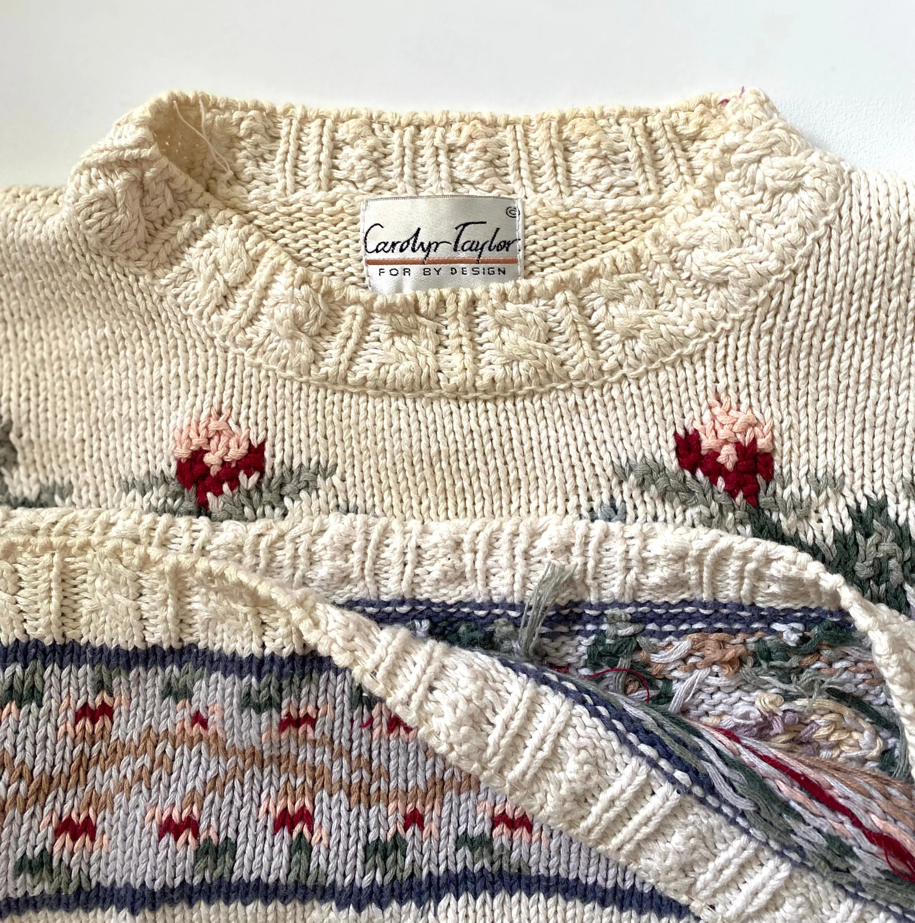 Vintage Carolyn Taylor Knitwear Sweater